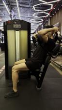 Abdominal supra na máquina