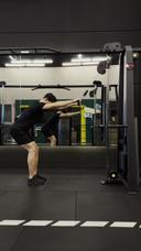 Pulldown com barra cross over