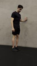Flexão tibial em pé
