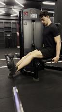 Flexão plantar máquina sentado